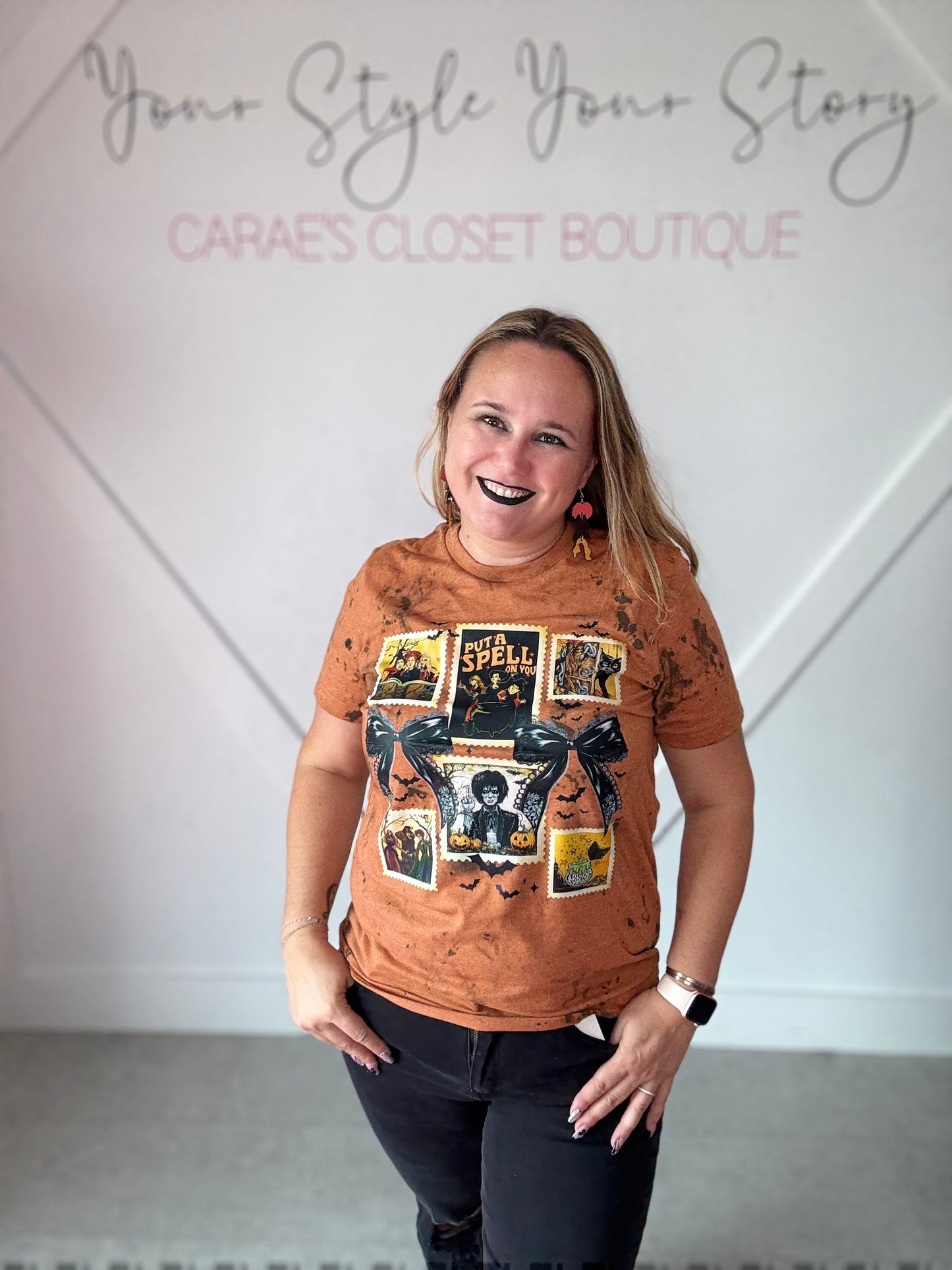 Distressed Hocus Pocus Halloween Tee