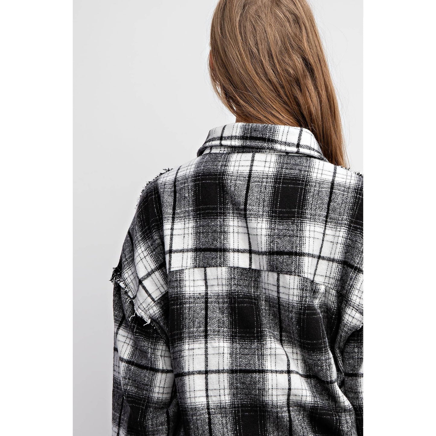 SUPER SOFT PLAID SHACKET