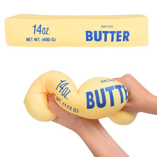Pre Order Giant Butter Stick 10" Stretchy Squishy EST Arrival July 17th