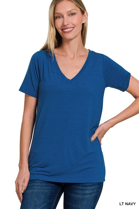 Zenana V Neck Tee