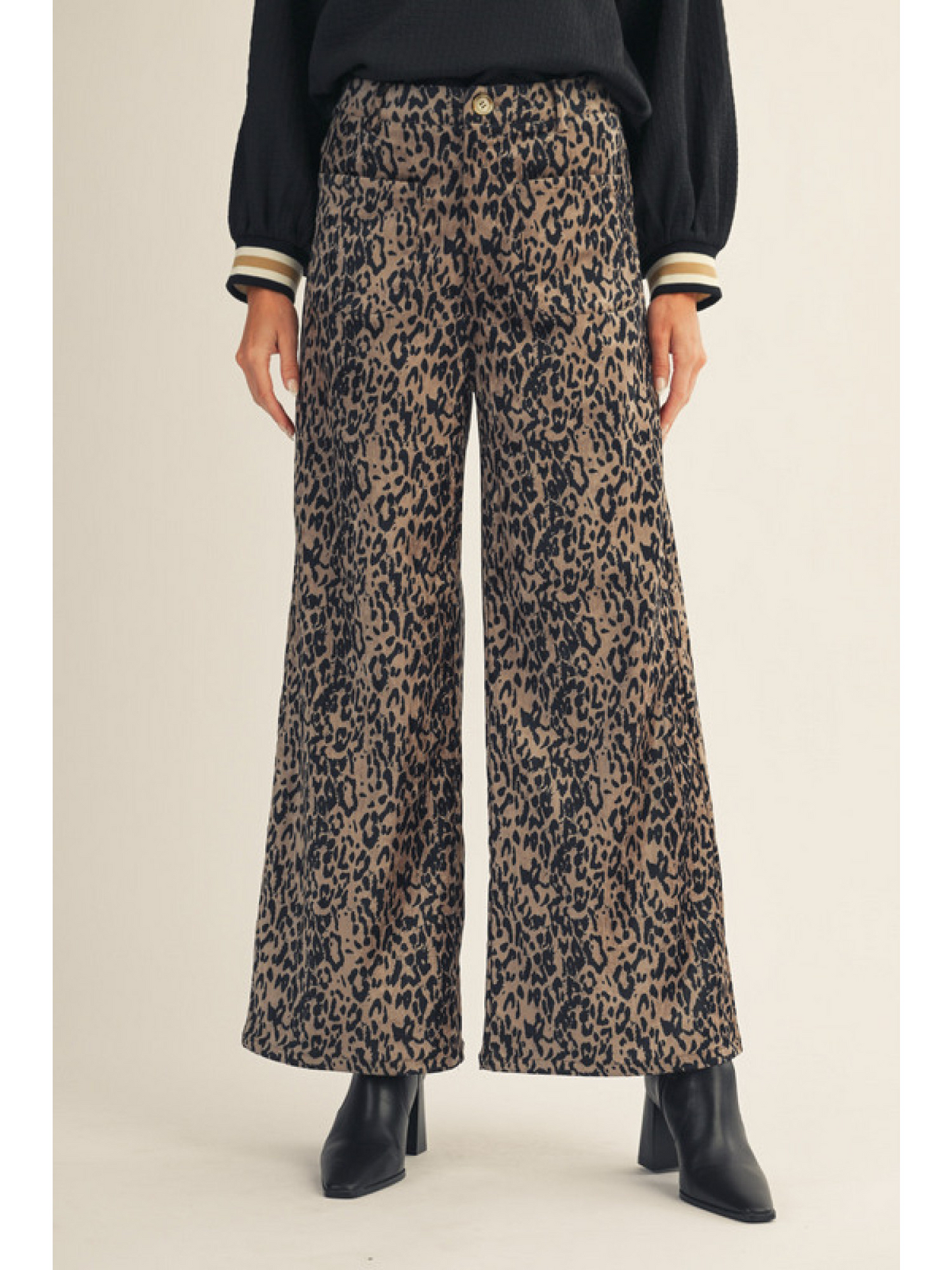 Jodifl Cheetah Wide Leg Pants