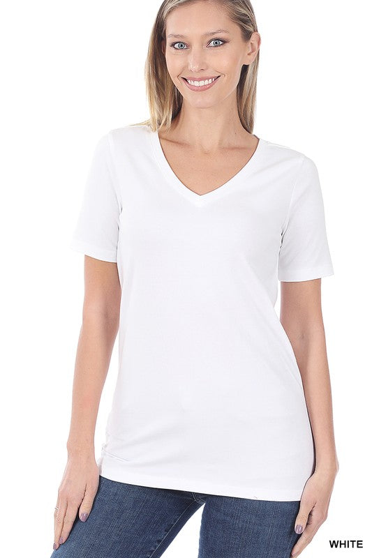 Zenana V Neck Tee