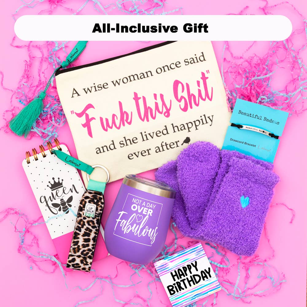 Bestie birthday Gift Set (with Cuss Words)