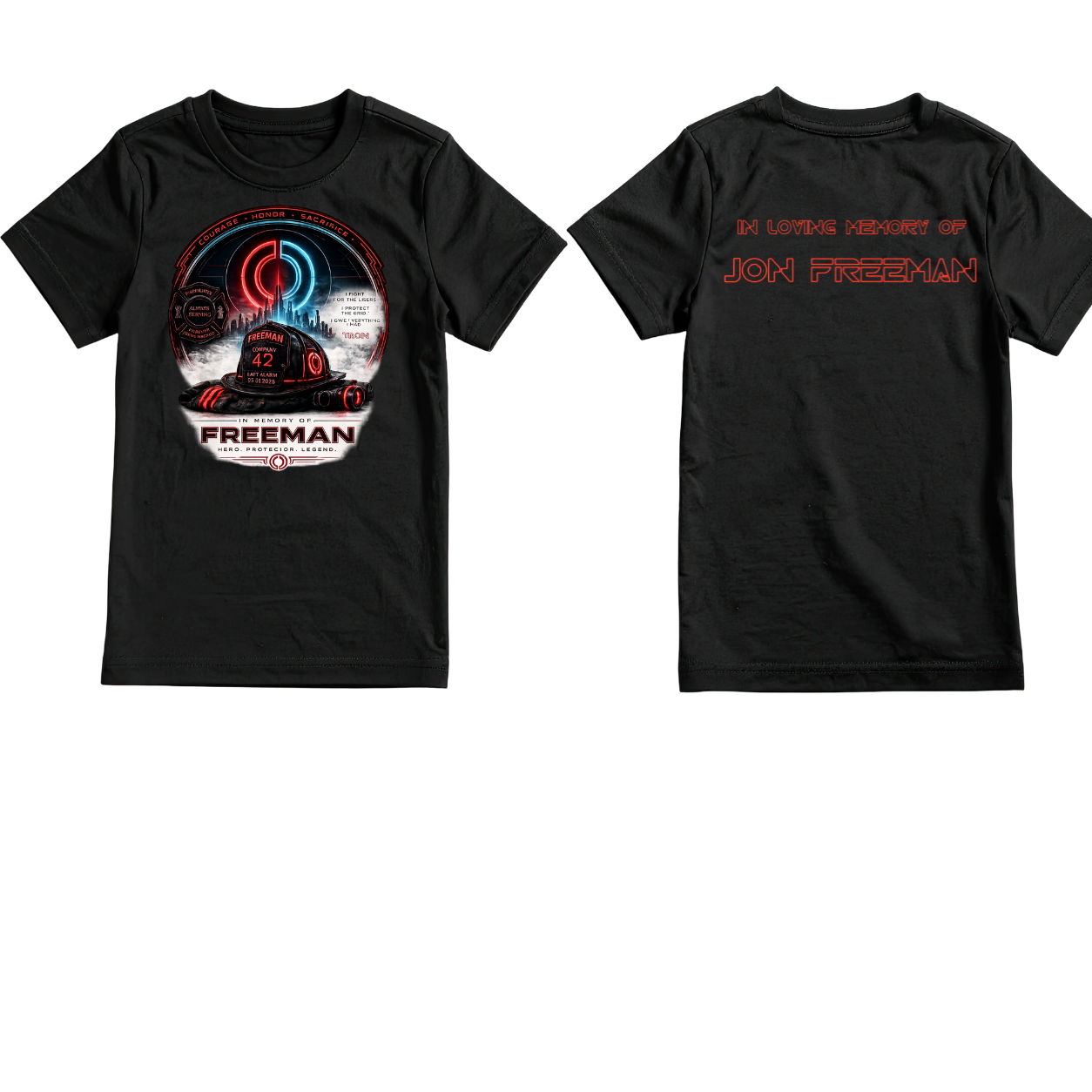 Jon Freeman Memorial Tops PREORDER for 5/26