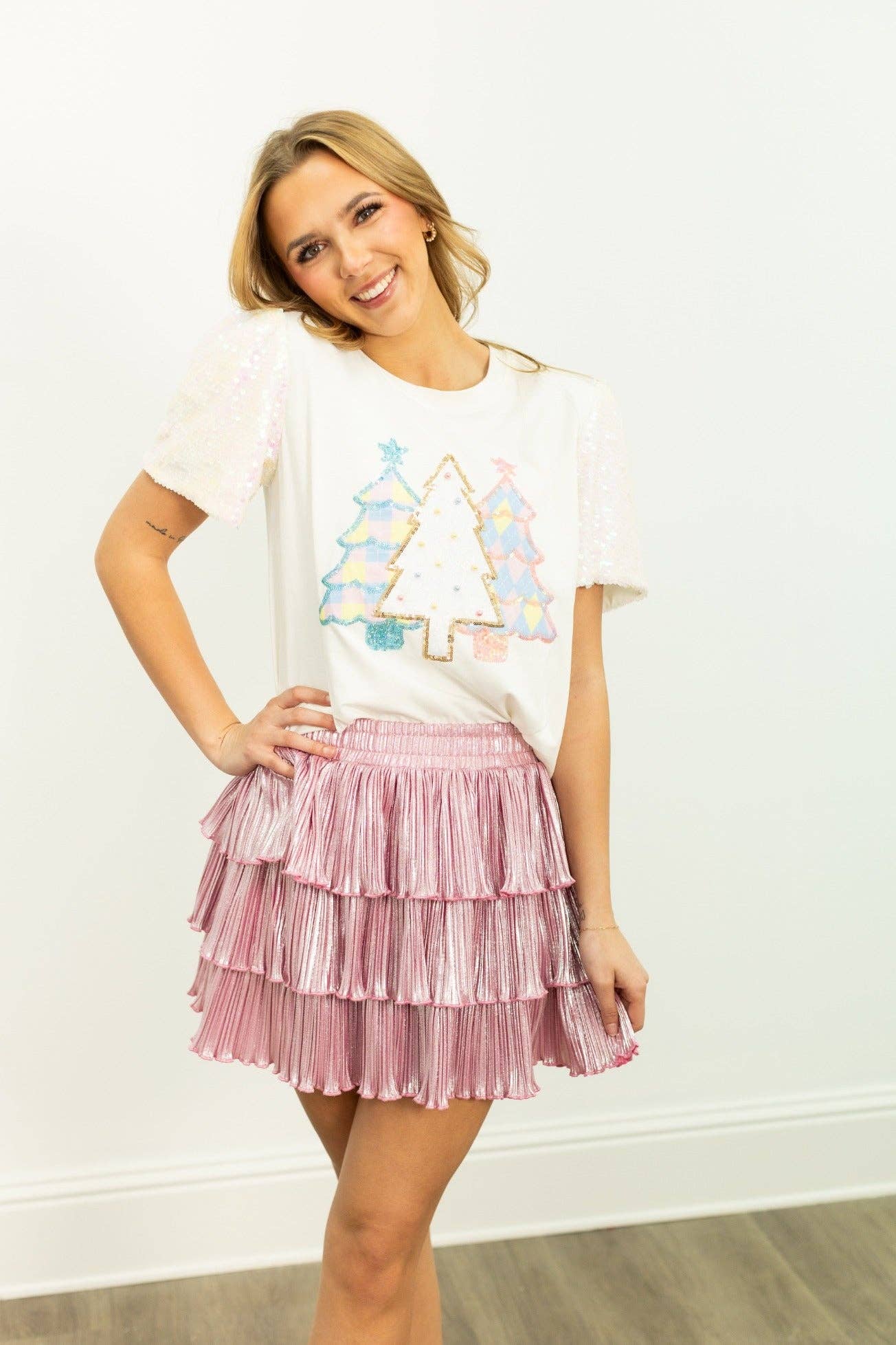 Festive Forest Christmas Top