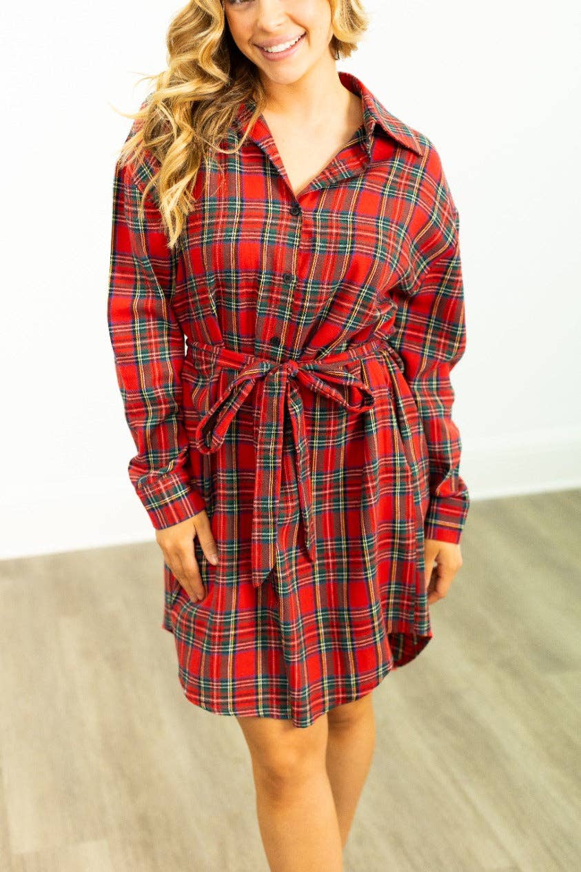 Flannel Christmas Dress