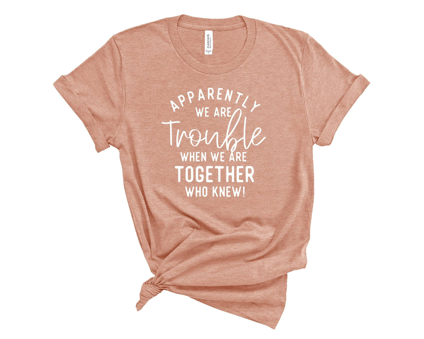 APPARENTLY WE ARE TROUBLE Tee