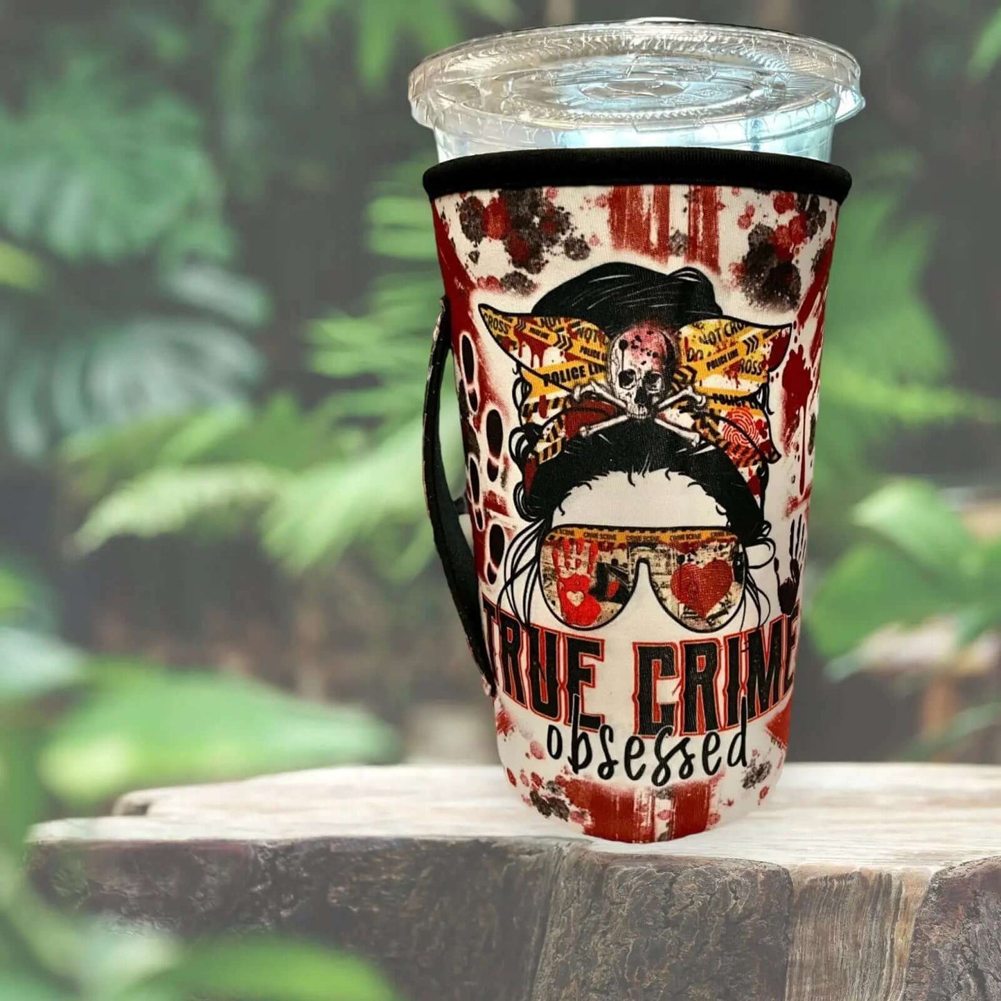 20 OZ True Crime Obsessed Insulated Cup Cover Sleeve