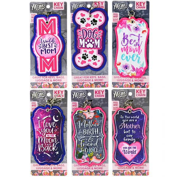 Mother's Day Mom Printed Patch Keychain