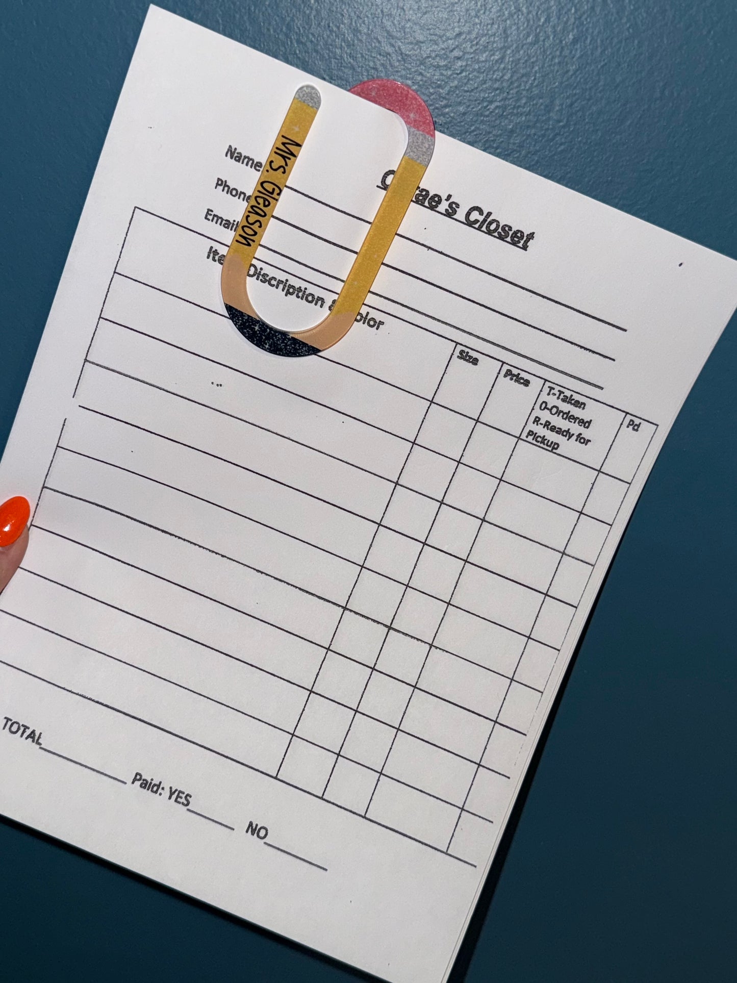 Custom Jumbo Paper Clips