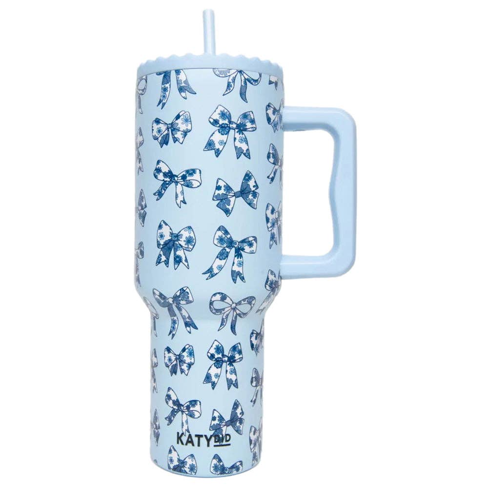 Chinoiserie Coquette Bows Mother's Day 38 Oz Tumbler