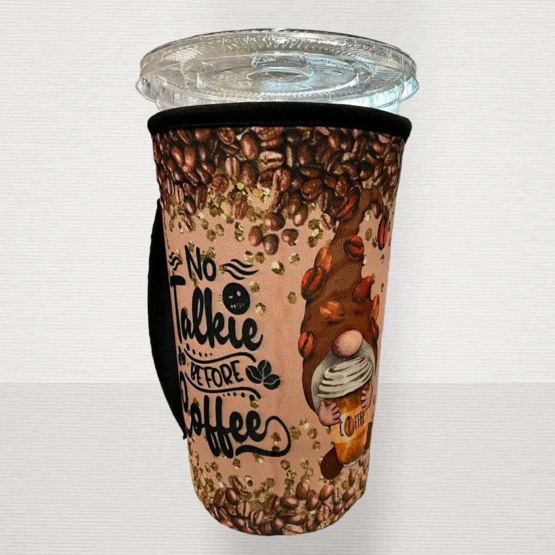 30 OZ Talkie Coffee Gnome Insulated Cup Cover Sleeve