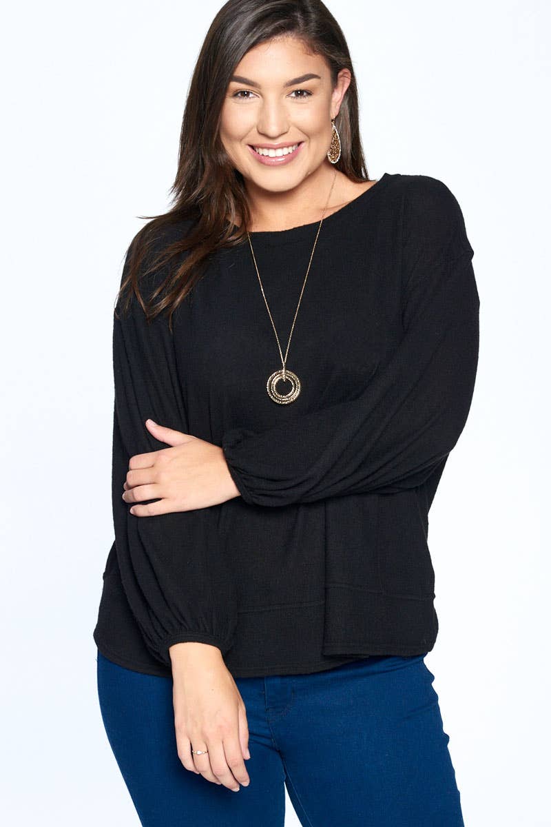 Plus Size Sexy Peek-a-Boo Back Bow Top