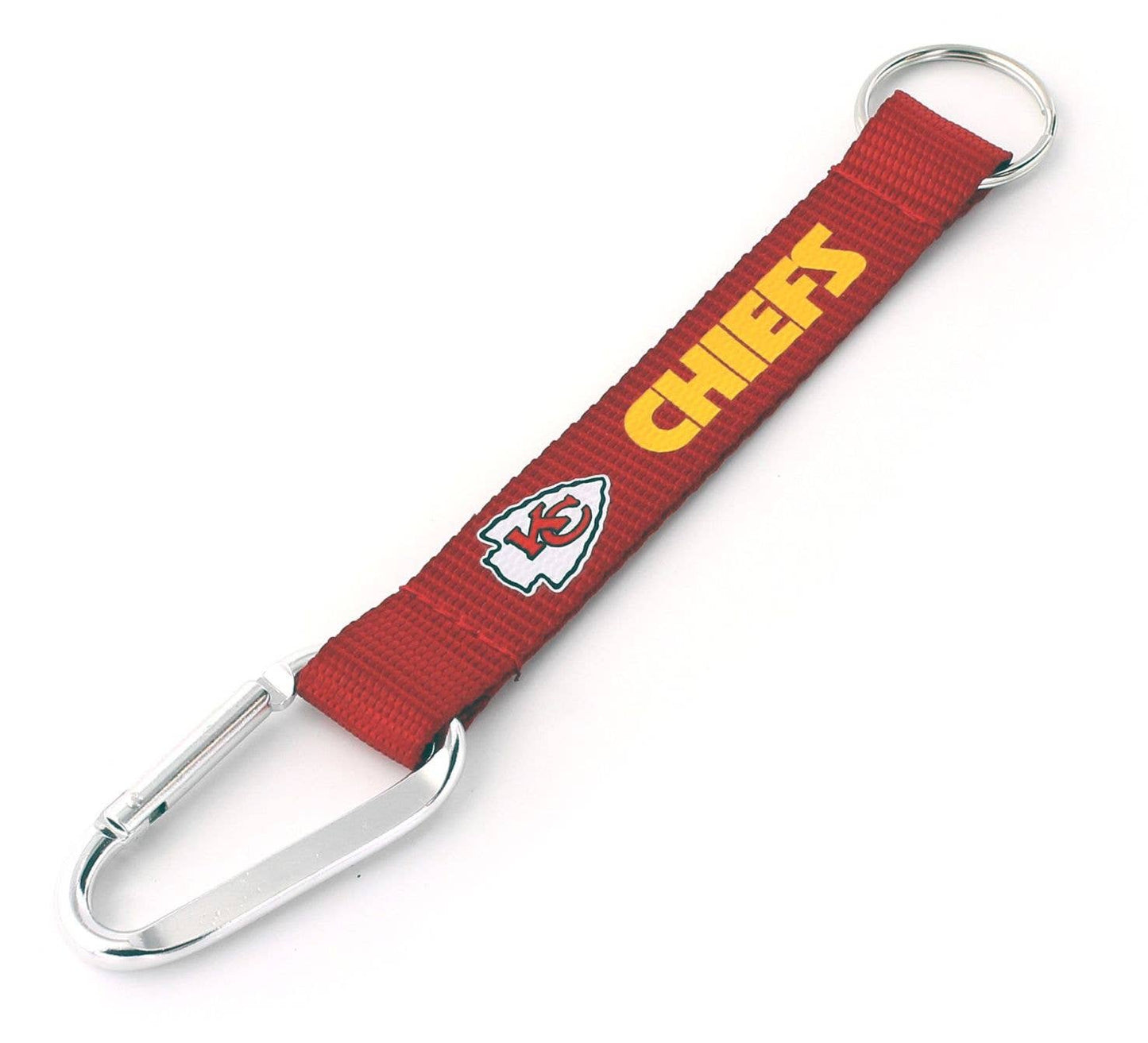 NFL Kansas City Chiefs Carabiner Lanyard Keychain