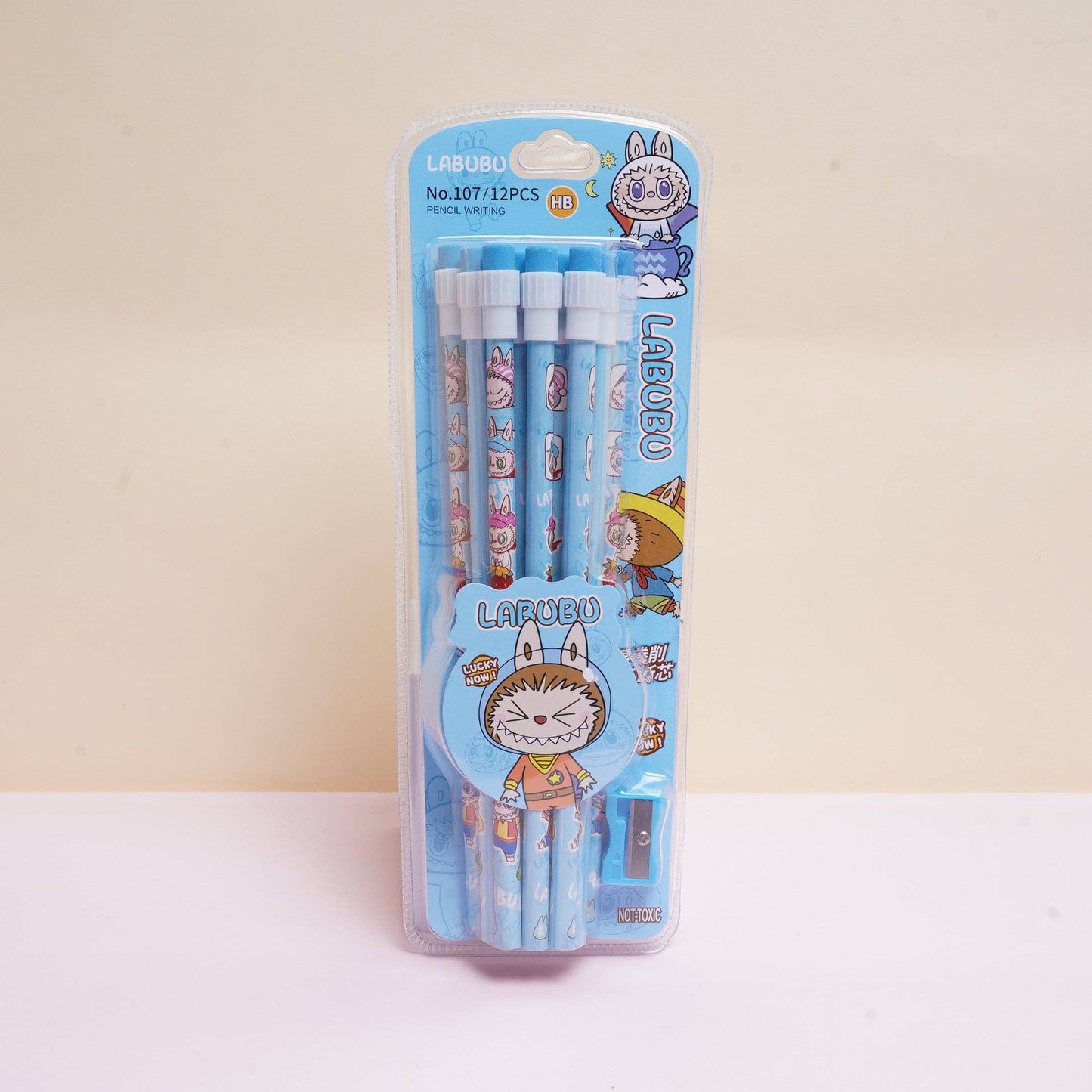 12-Pack Pencil Set with Sharpener