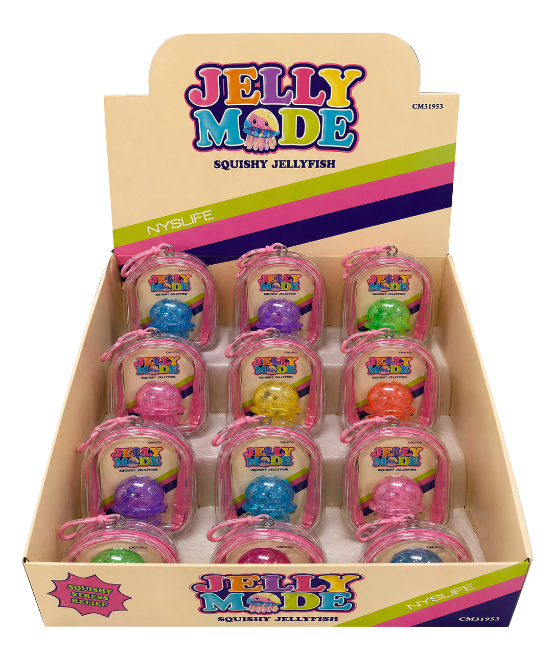 Jellyfish Squishy with case
