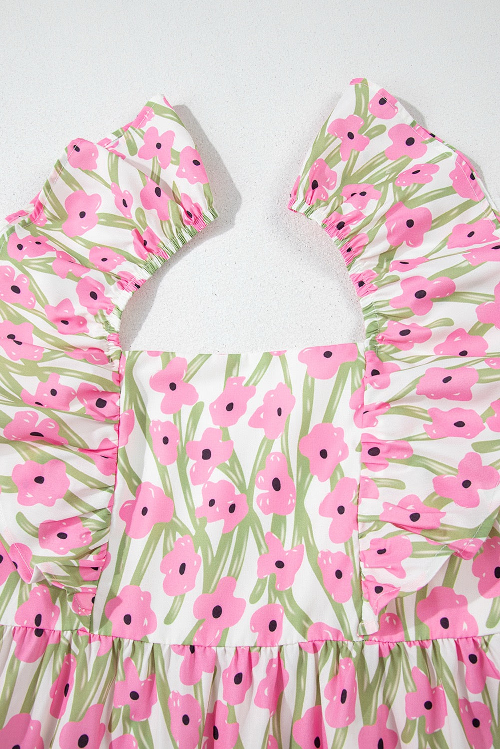 Floral Ruffled Maxi Dress