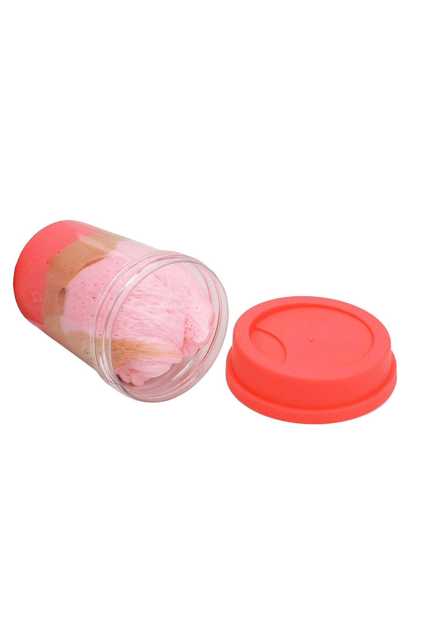 Three-Tone Matte Macaron Butter Slime Pink Beverage Cup Jar EST Arrival Mid Aug