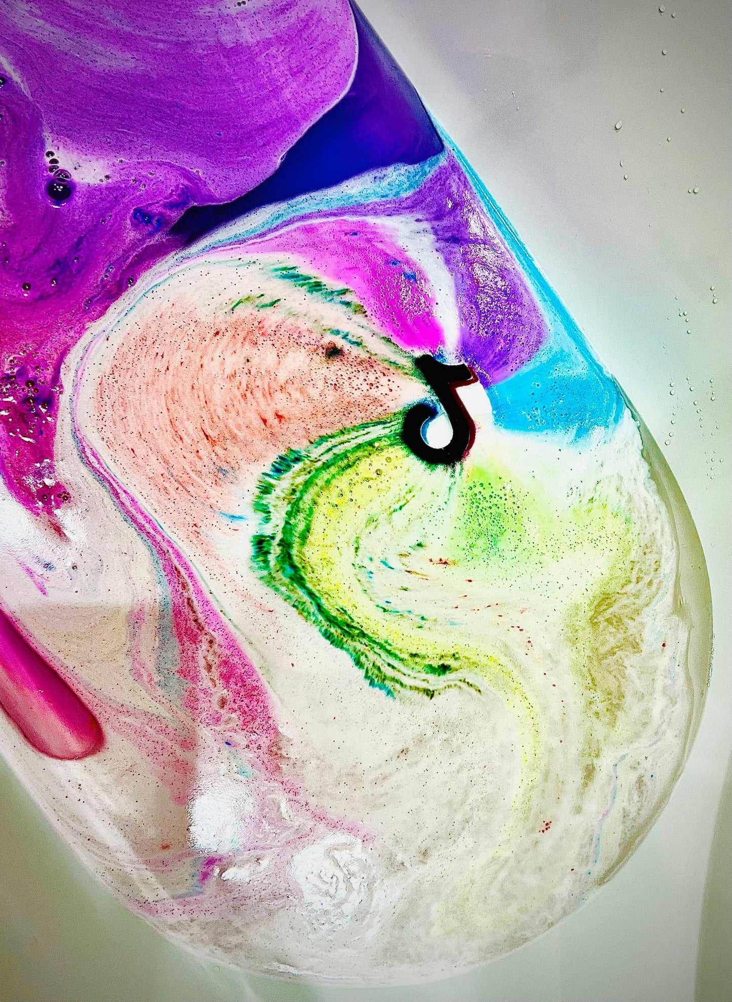 Rainbow TikTok bath bomb birthday gift natural fun for ki