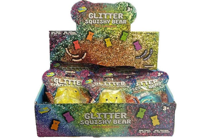 Glitter Squishy Bear Sensory Toys