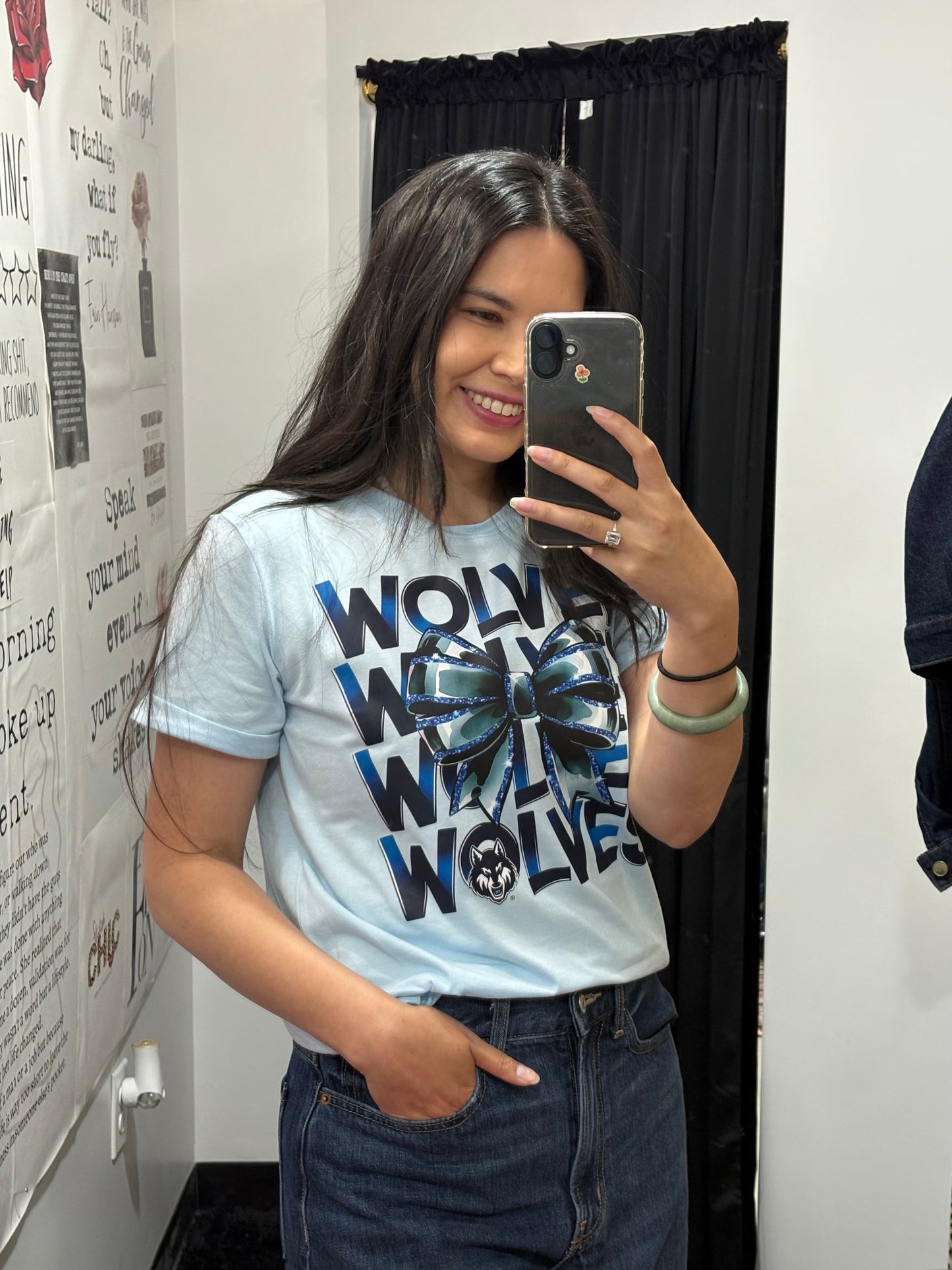 Wolves Bow Shine Tee