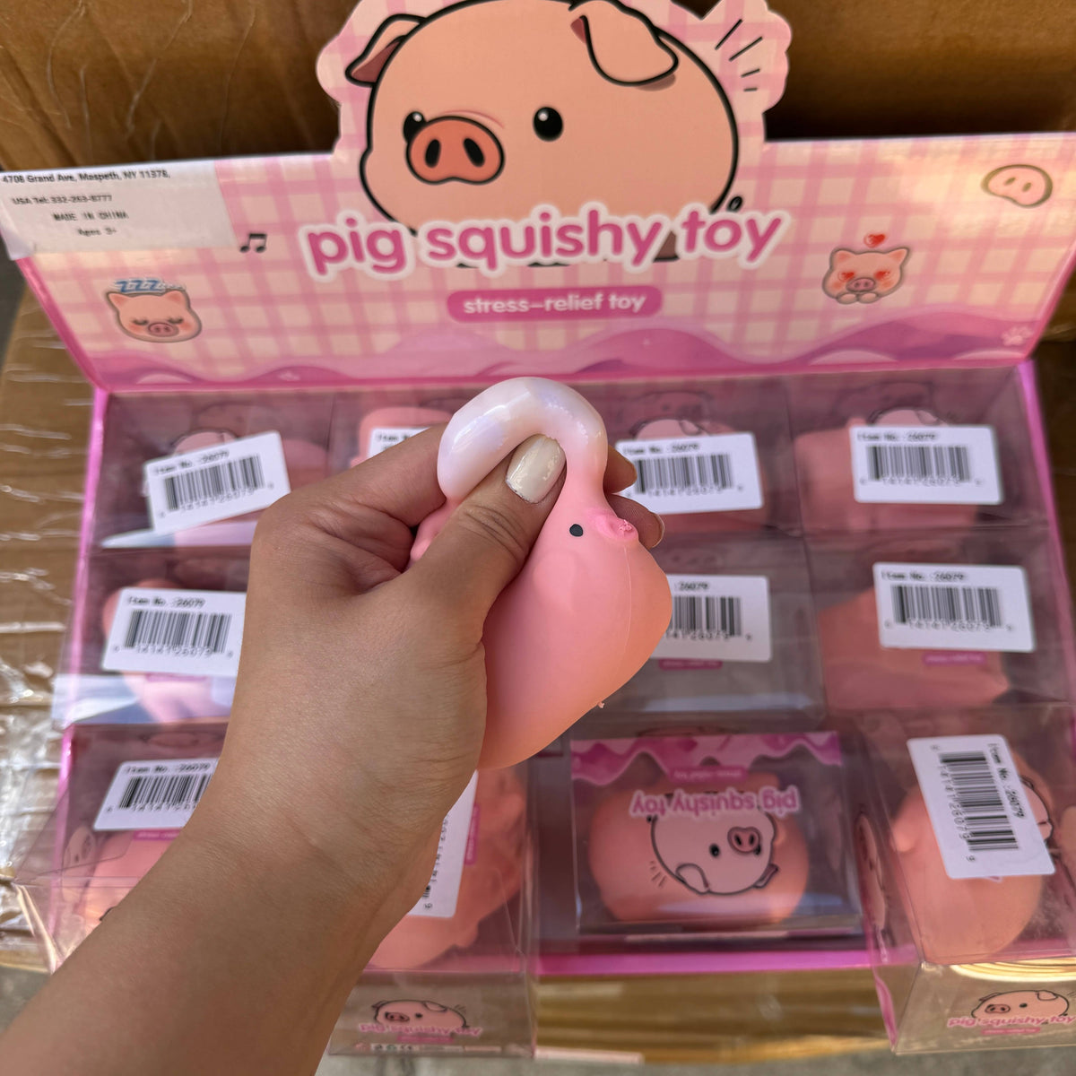 ASMR Crackling Crunchy Pig Squishy