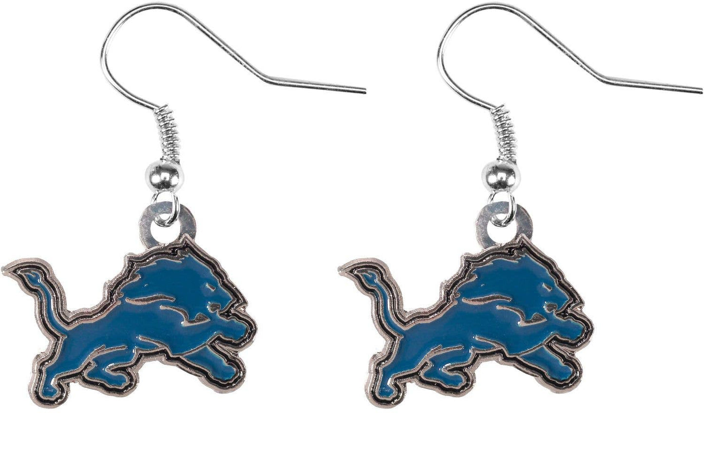 NFL Detroit Lions Logo Dangle Earrings