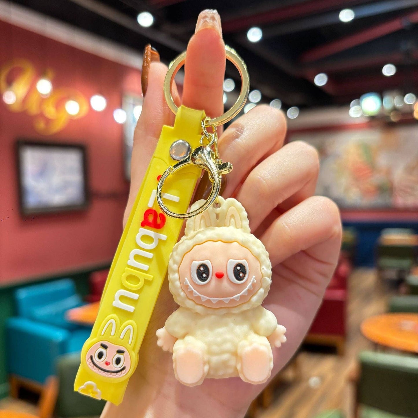 Cute Silicone cute monster Keychain Bag Pendant