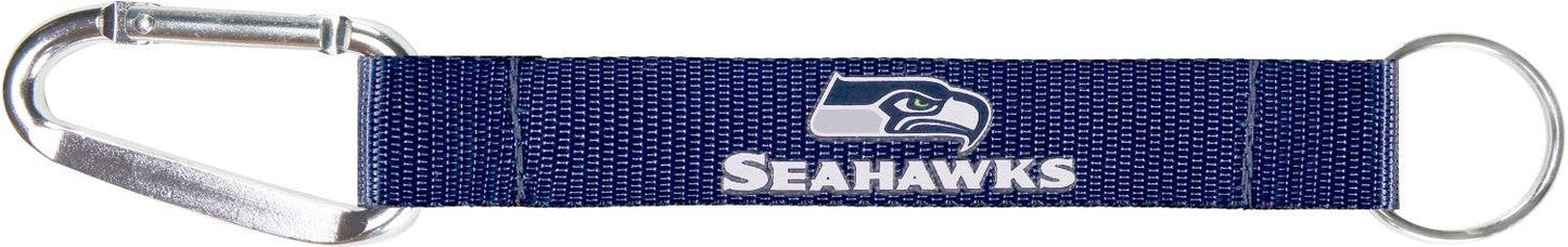 NFL Seattle Seahawks Carabiner Lanyard Keychain