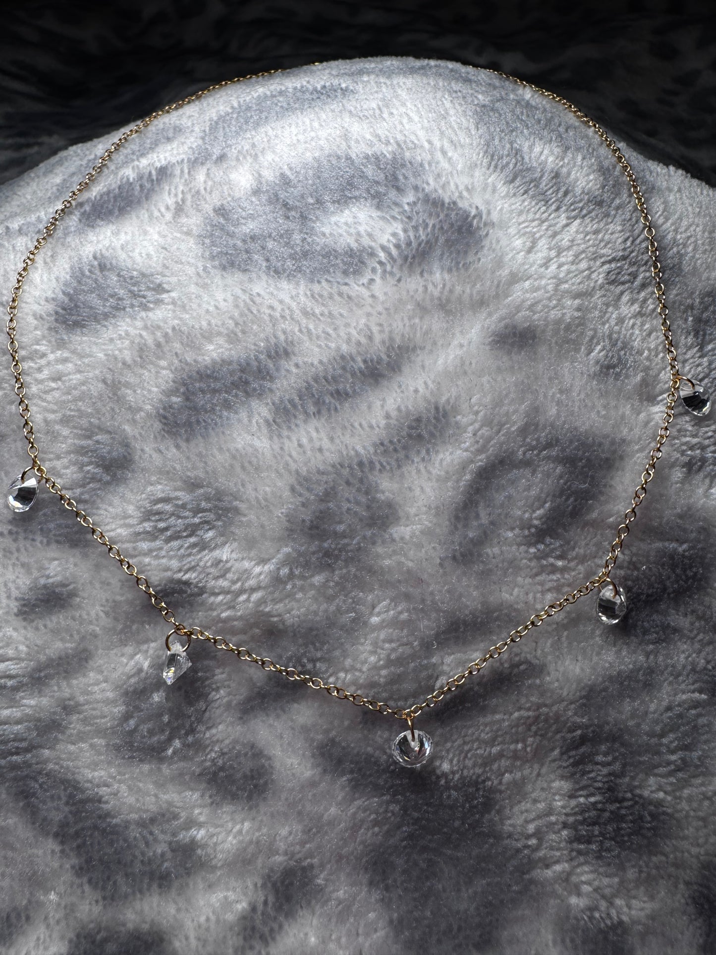 Crystal Delicate Summer 18K necklace