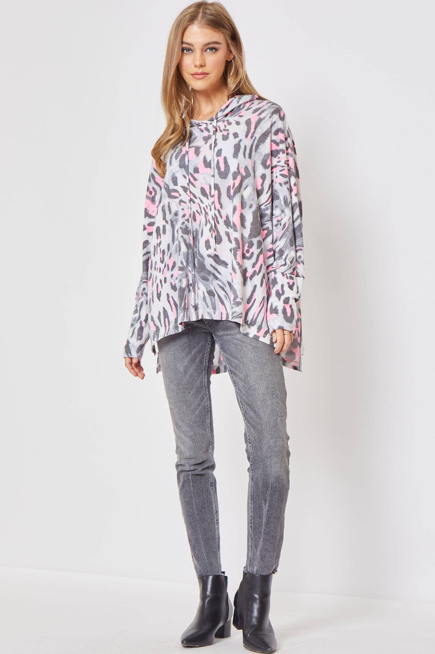 Leopard Print Hoodie