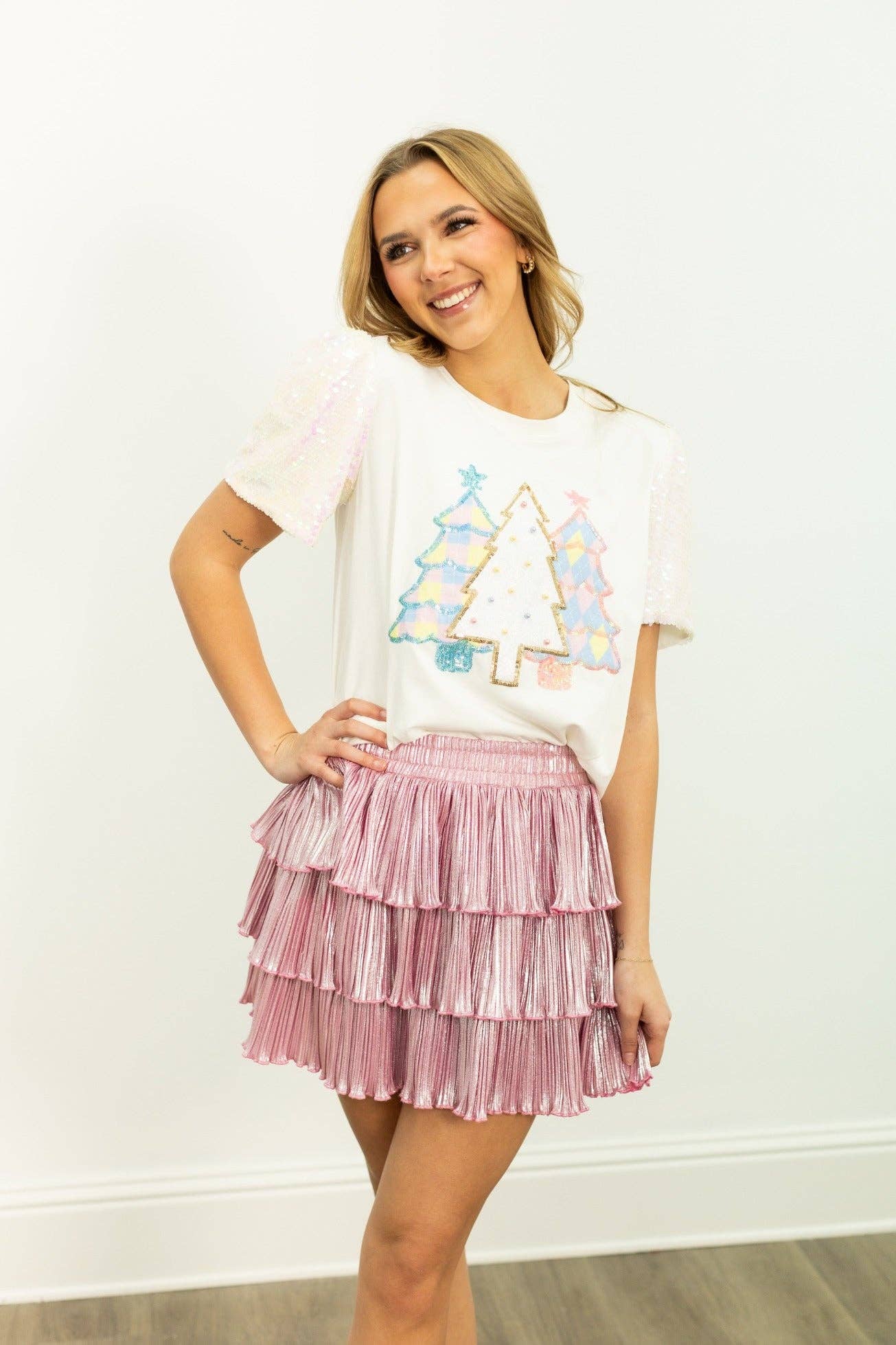 Festive Forest Christmas Top