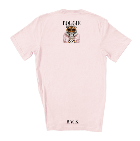 Tyson the Bougie Tiger Glam Rhinestone Graphic CARAZY Blingy Tee