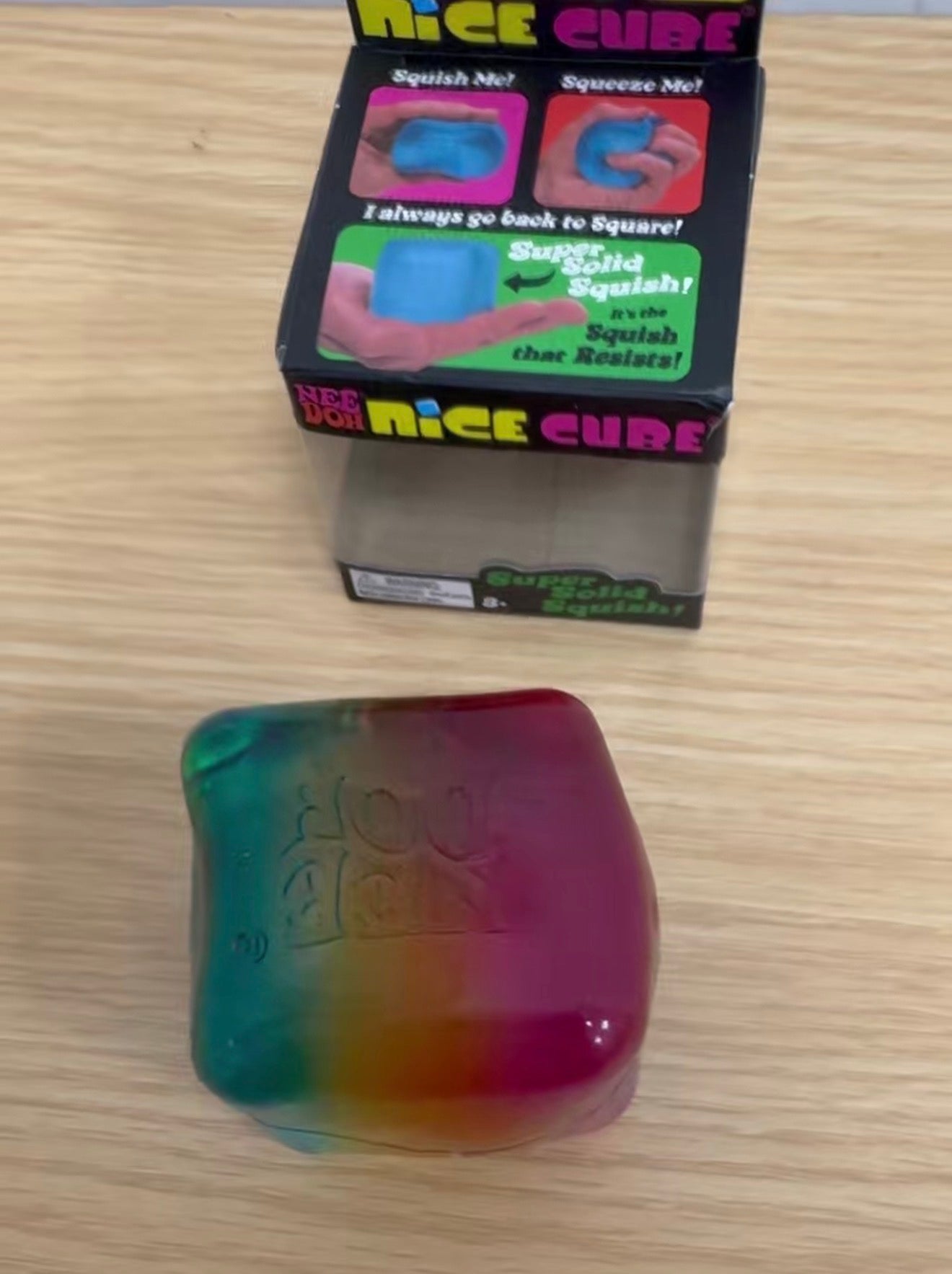 Rainbow Cube Squishy
