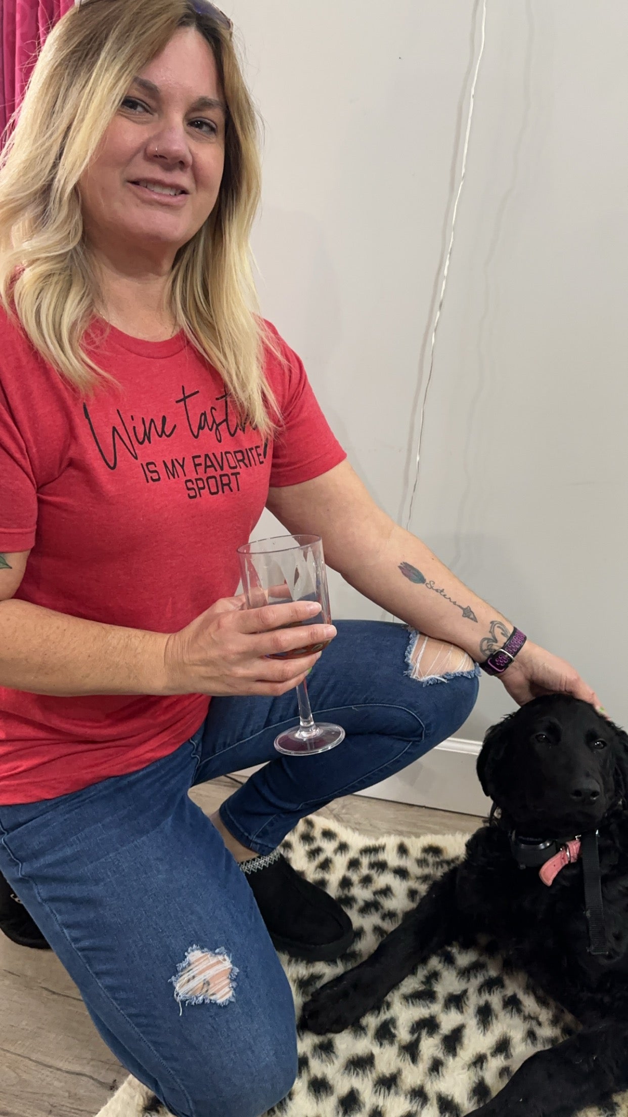 WINE TASTING IS MY FAV SPORT Tee