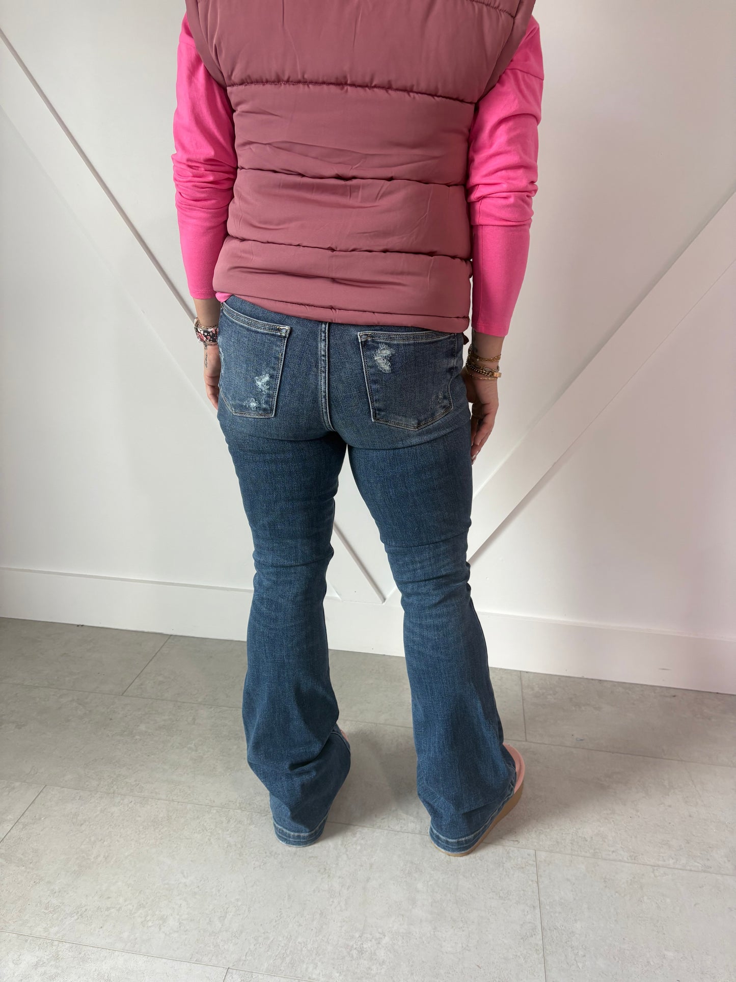 Trouser Flare Mid Jeans