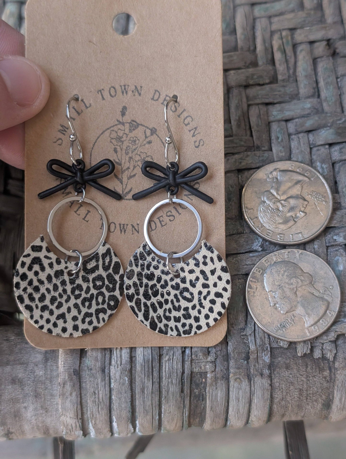 Jungle Leopard Drop Earrings