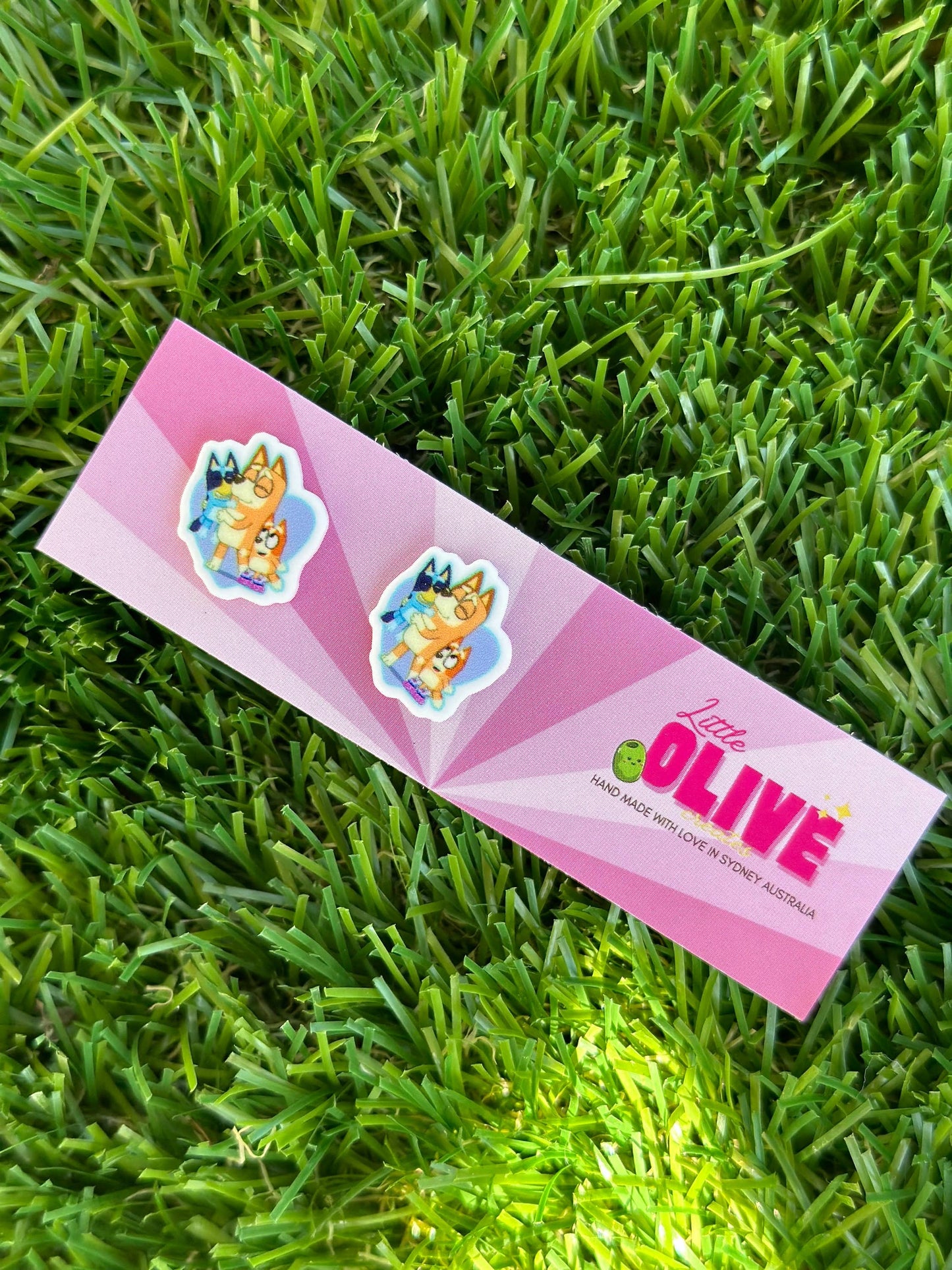 Bluey Family Fun Mother's Day Earrings