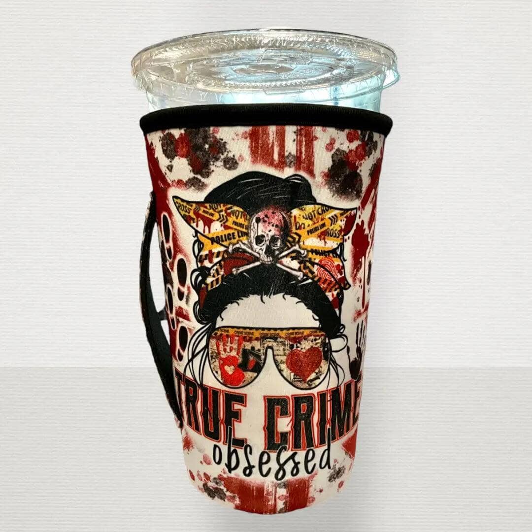 20 OZ True Crime Obsessed Insulated Cup Cover Sleeve