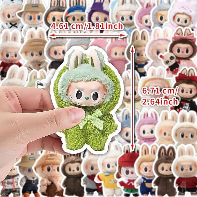 50 pcs cute monster cartoon cute deco sticker