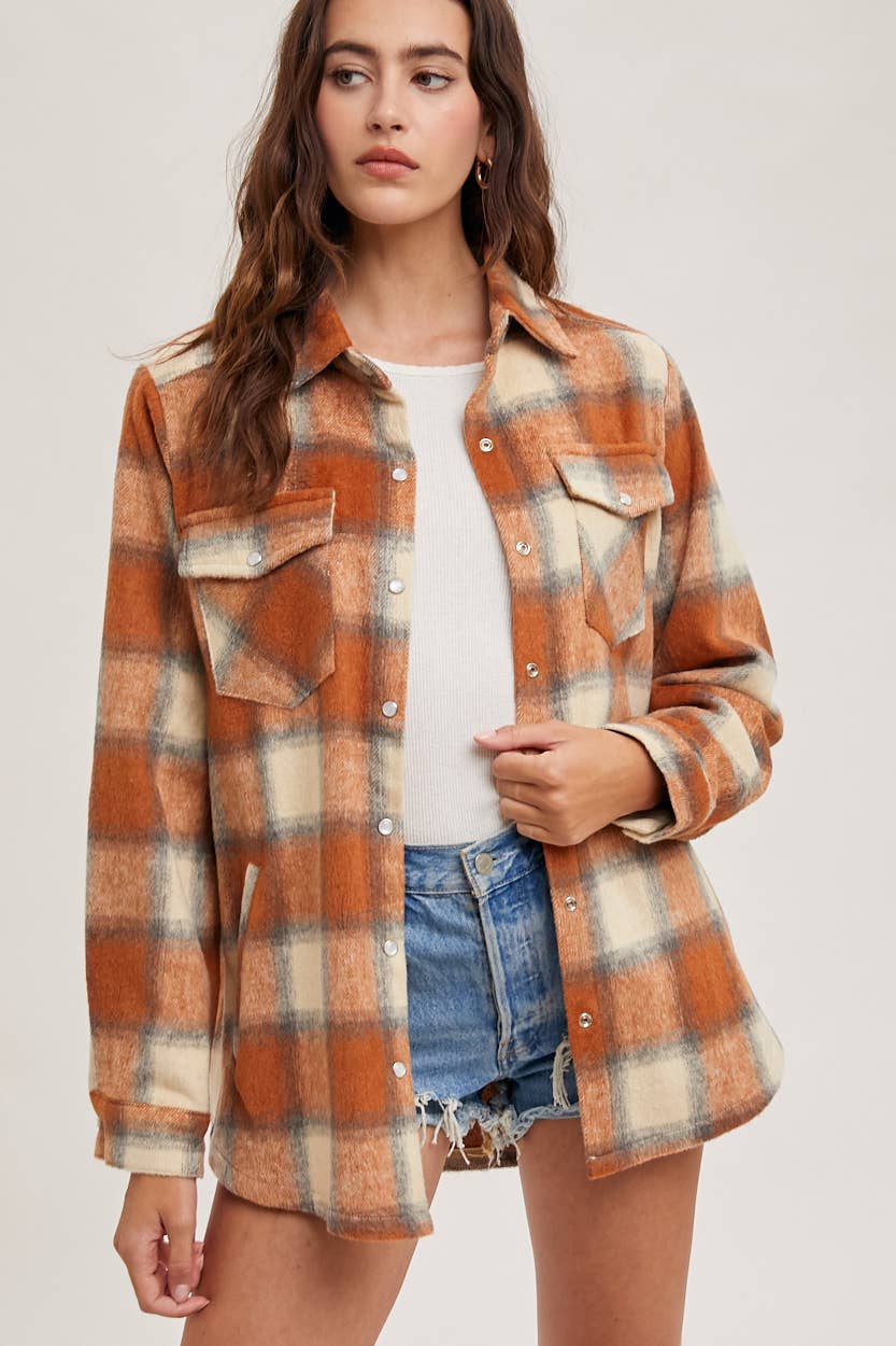 FLANNEL SHACKET W/ POCKETS