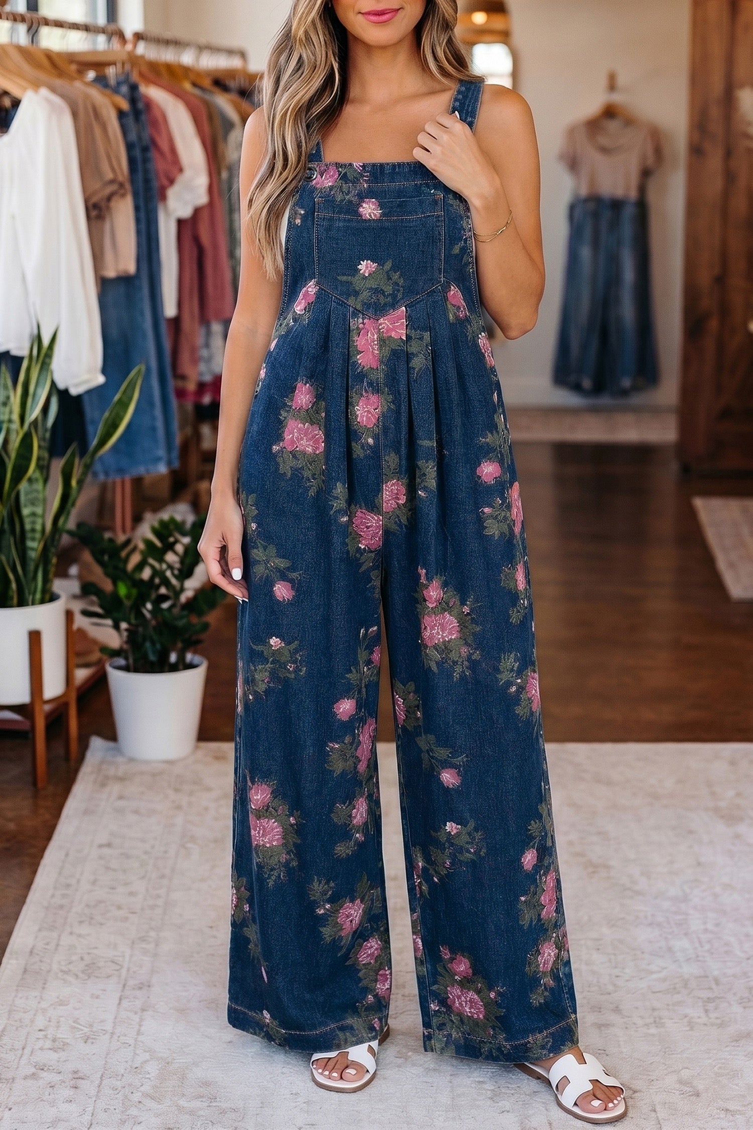 Floral Forever Overalls – CARAES CLOSET