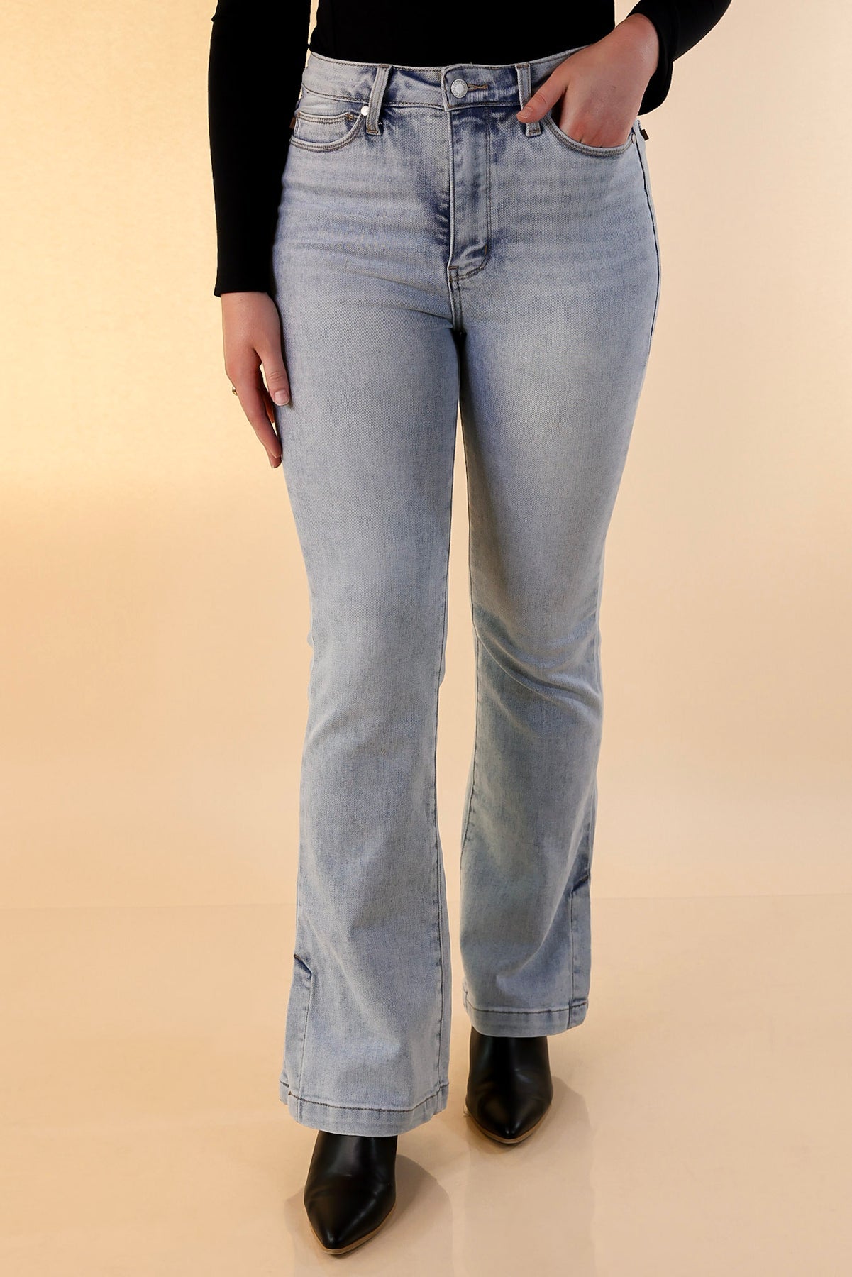 Judy Blue Slim Bootcut High Waist Jeans