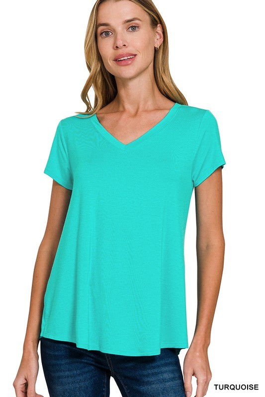 Zenana V Neck Tee