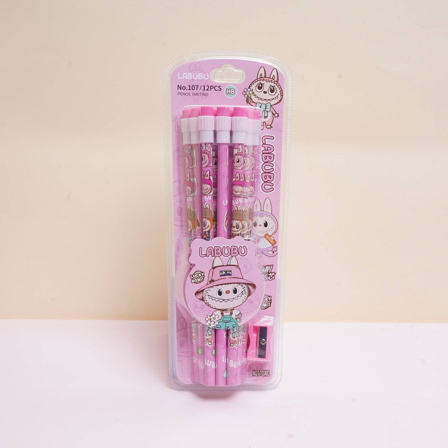 12-Pack Pencil Set with Sharpener