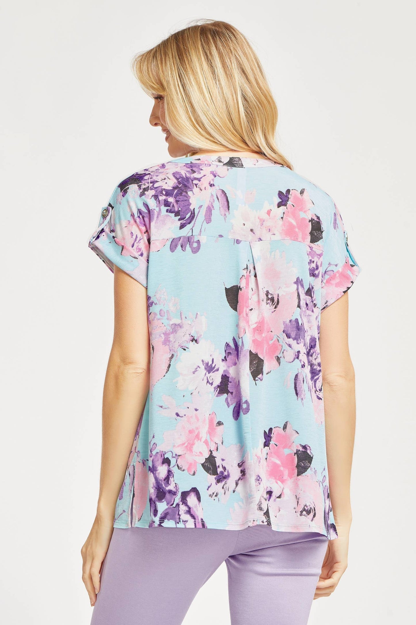 Lizzy Dolman Short Sleeve Wrinkle Free