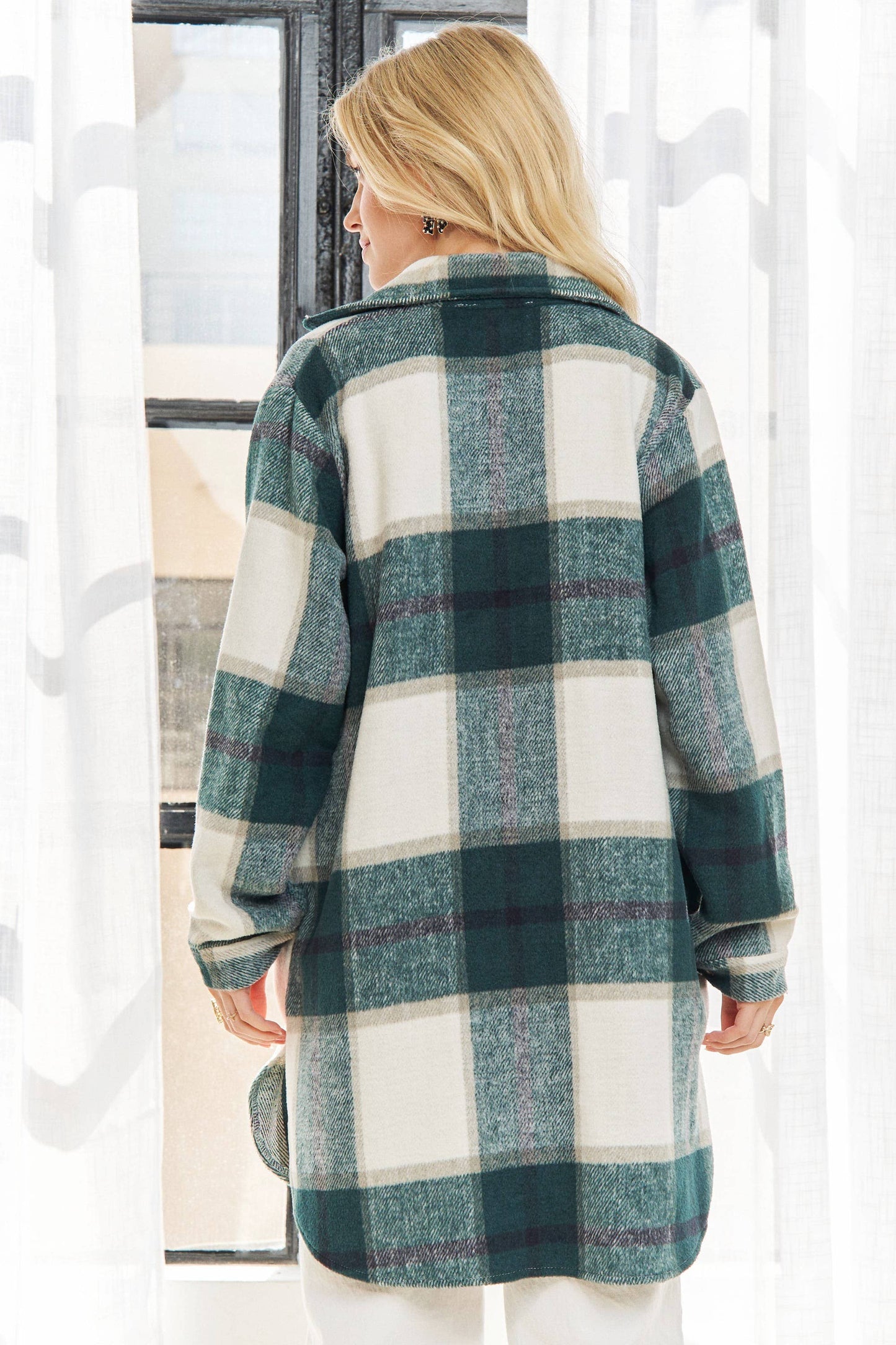 PLAID FLANNEL SHACKET