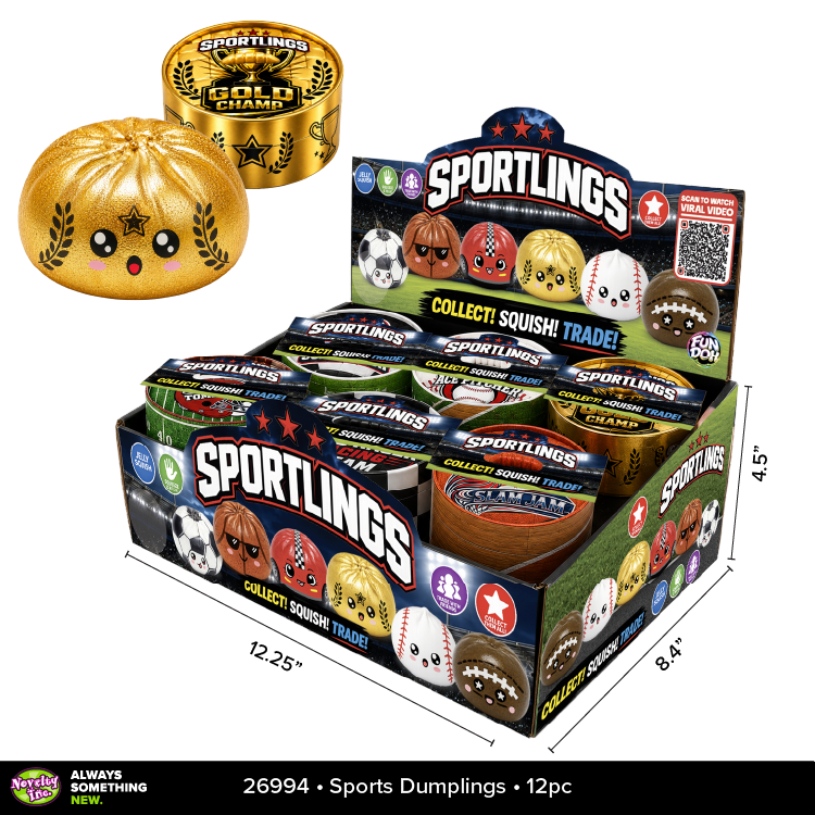 Fun Doh Sports Dumpling Squishy