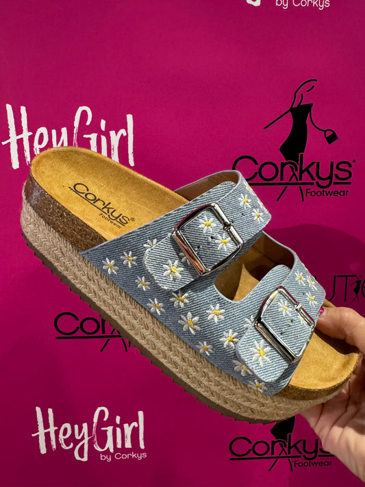 SALE Corky's Denim Daisys No Filter Shoes
