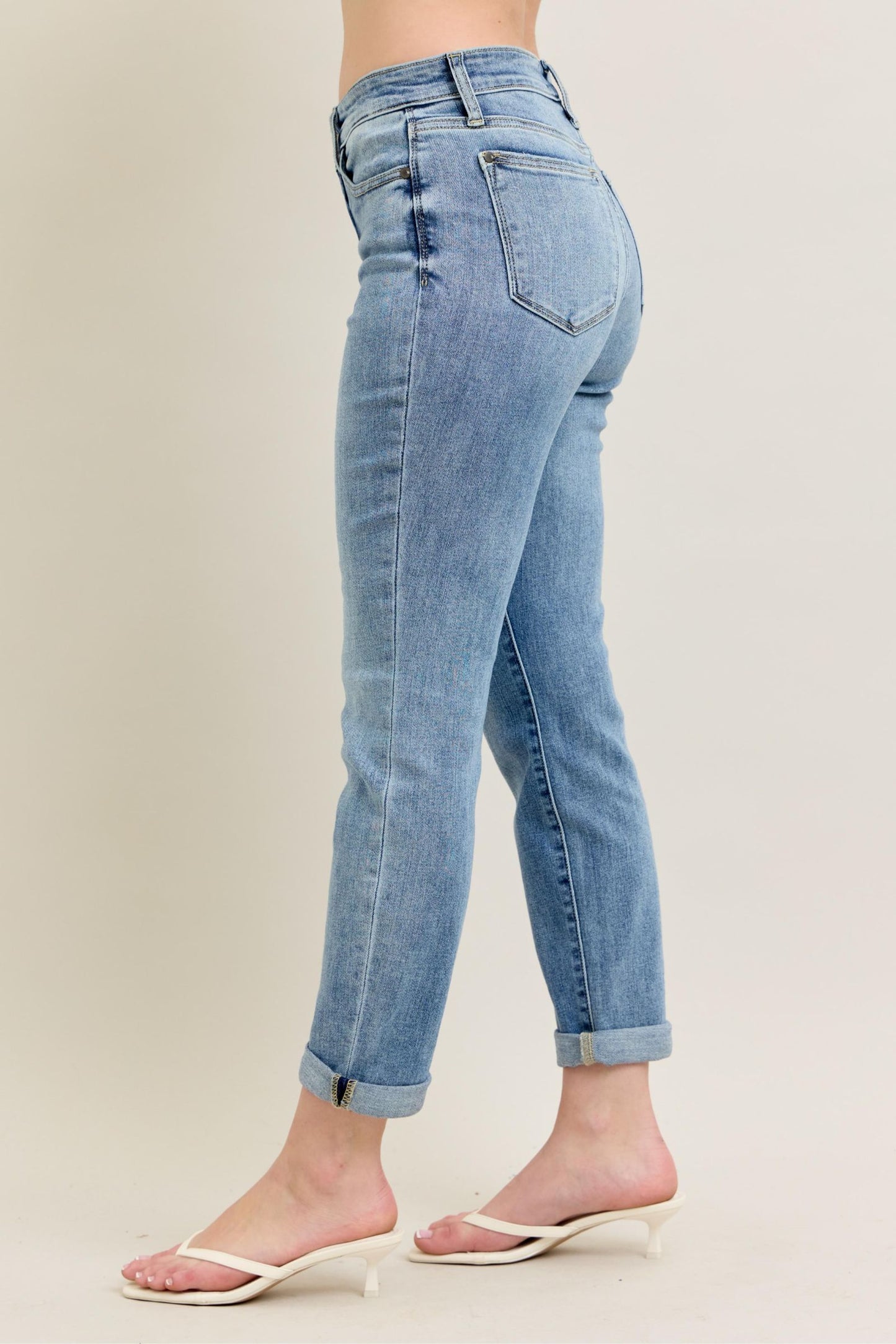 Rolled Cuff Judy Capri